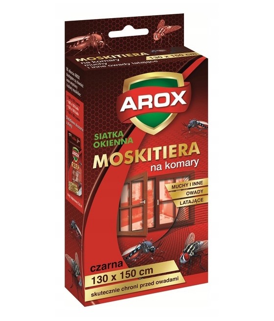 Moskitiera 130x150 czarna +...